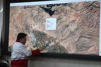 ⭕️مانور دورمیزی هلال‌احمر خوزستان برای سنجش آمادگی در برابر سیلاب‌های احتمالی ال‌نینو
