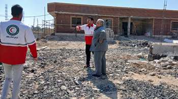 دستور مدیرعامل هلال احمر خوزستان برای تسریع در تکمیل ساختمان جدید هلال احمر هویزه