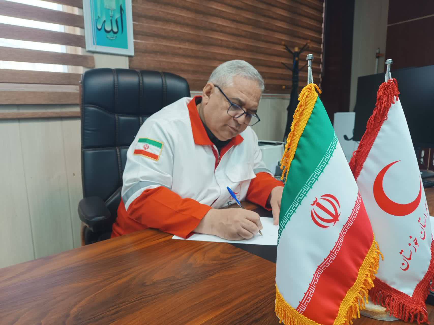 مدیرعامل جمعیت هلالاحمر خوزستان به مناسبت روز خبرنگار پیامی صادر کرد