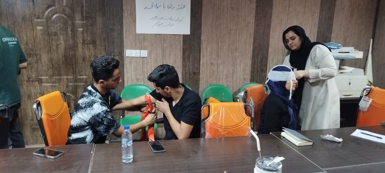  دوره آموزشی امداد و کمک‌های اولیه در جمعیت هلال احمر هندیجان برگزار شد