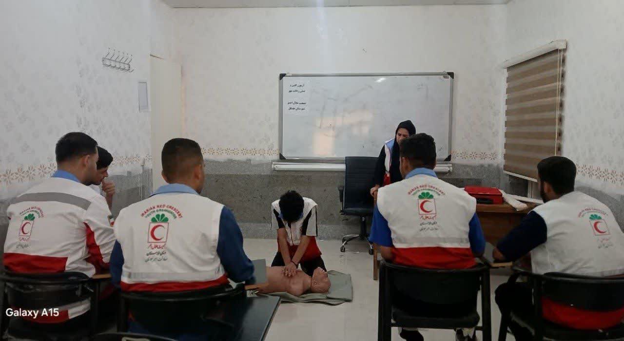 مرحله شهرستانی مسابقات «رفاقت مهر» در جمعیت هلال‌احمر هفتکل برگزار شد