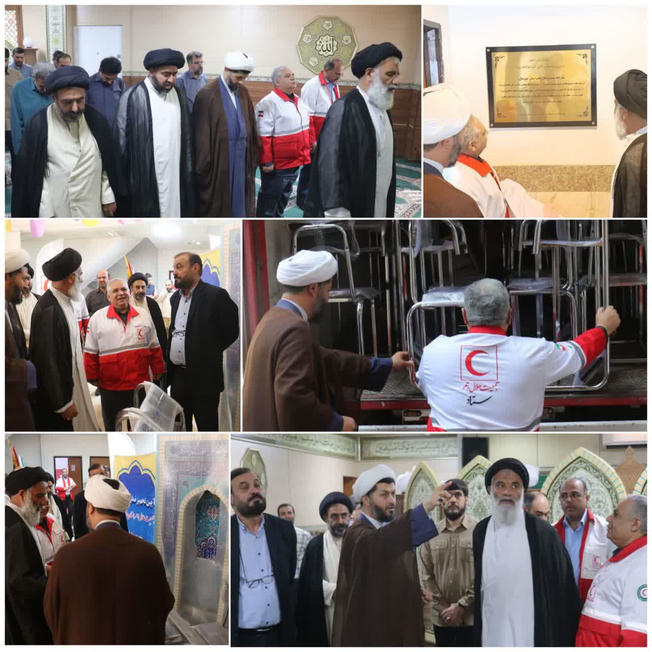 برگزاری آیین تجهیز نمازخانه‌های هلال‌احمر خوزستان با حضور نماینده ولی‌فقیه در استان و امام جمعه اهواز
