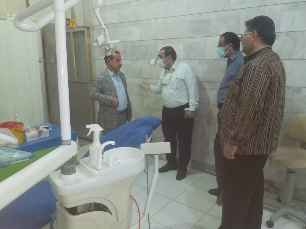 بازدید نماینده معاونت درمان و توانبخشی جمعیت هلال احمر کشور از واحد درمانگاه جمعیت هلال احمر شوشتر