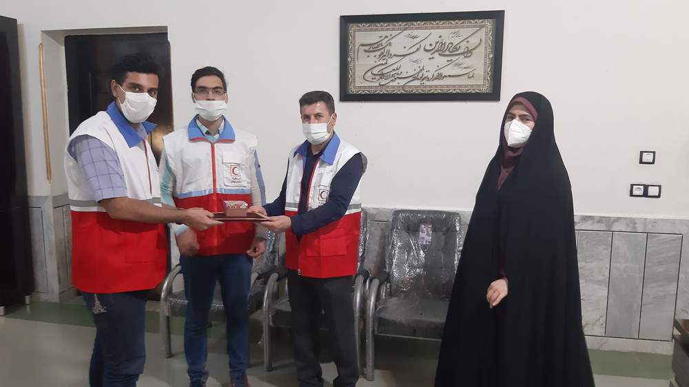 تقدیر از خبرنگاران فعال جمعیت هلال احمر اندیمشک