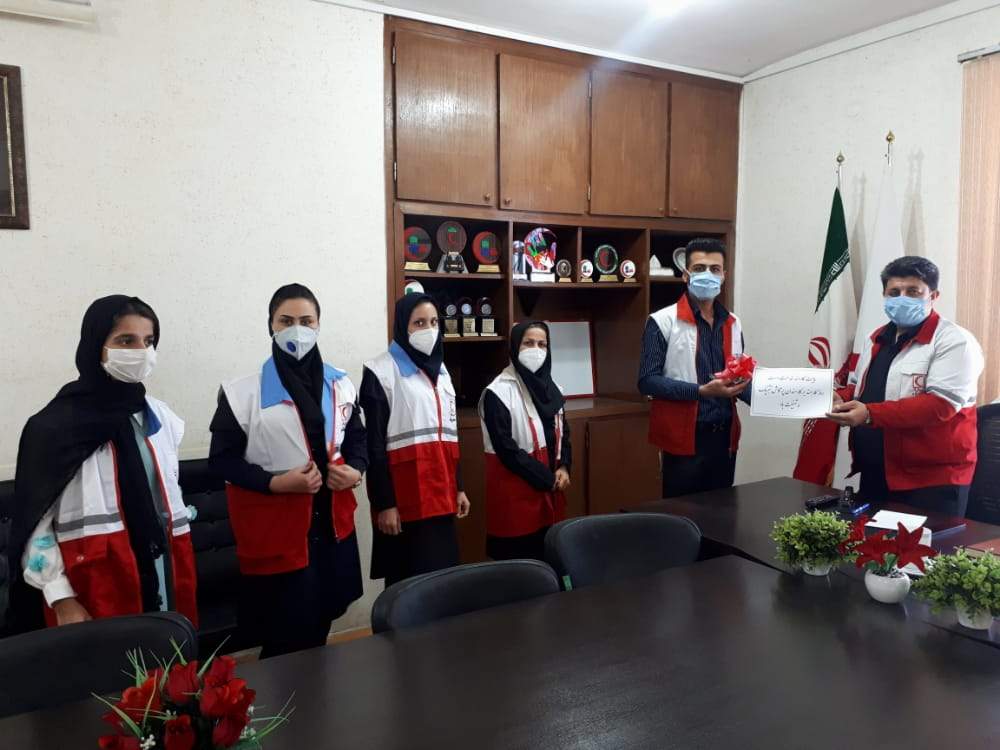 تقدیر از کارمندان پر تلاش هلال احمر رامهرمز به مناسبت روز کارمند