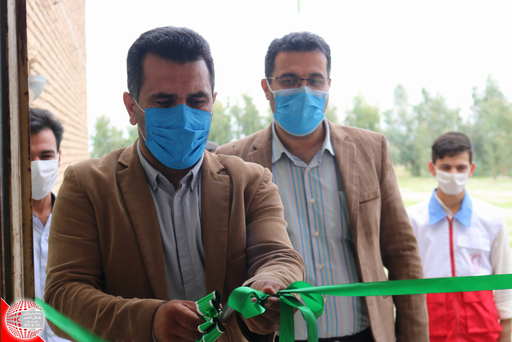 افتتاح خانه هلال شهید محسن فخری زاده در روستای قلعه مختار اندیمشک