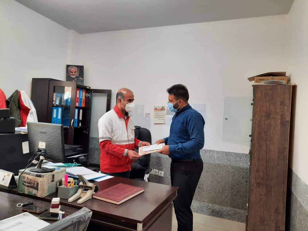 از کارمندان جمعیت هلال احمر شهرستان هفتکل تقدیر شد