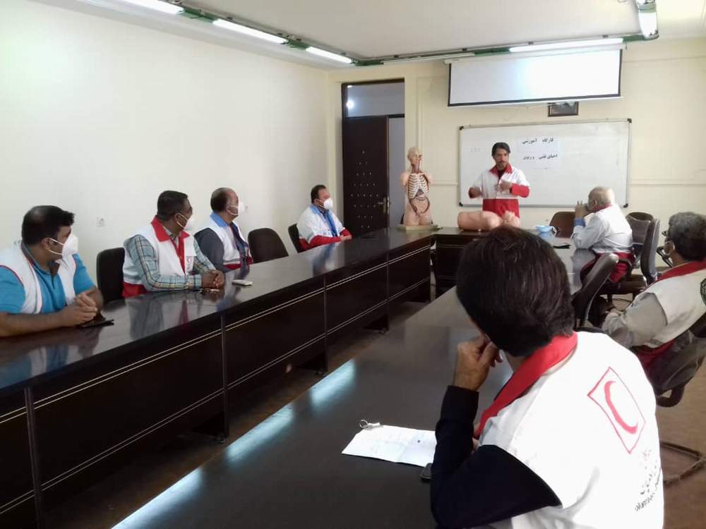 برگزاری کارگاه آموزش امدادوکمک های اولیه ویژه پرسنل شهرستان خرمشهر