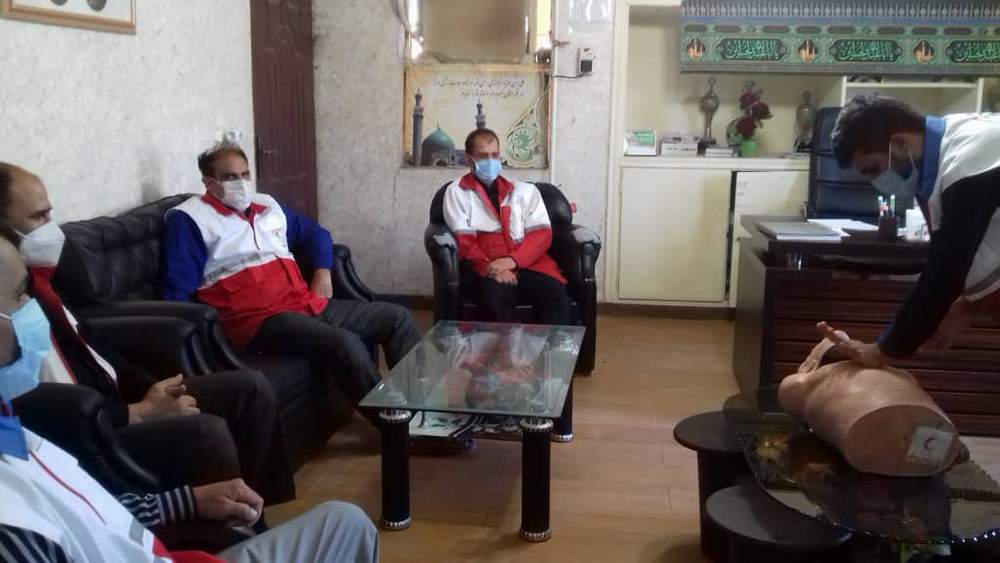 کارگاه آموزشی احیای قلبی ریوی در جمعیت هلال احمر شادگان