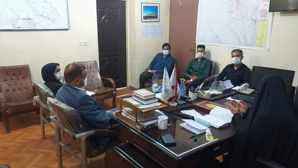 نخستین جلسه شورای اجرایی جمعیت هلال احمر شهرستان شوش برگزار شد