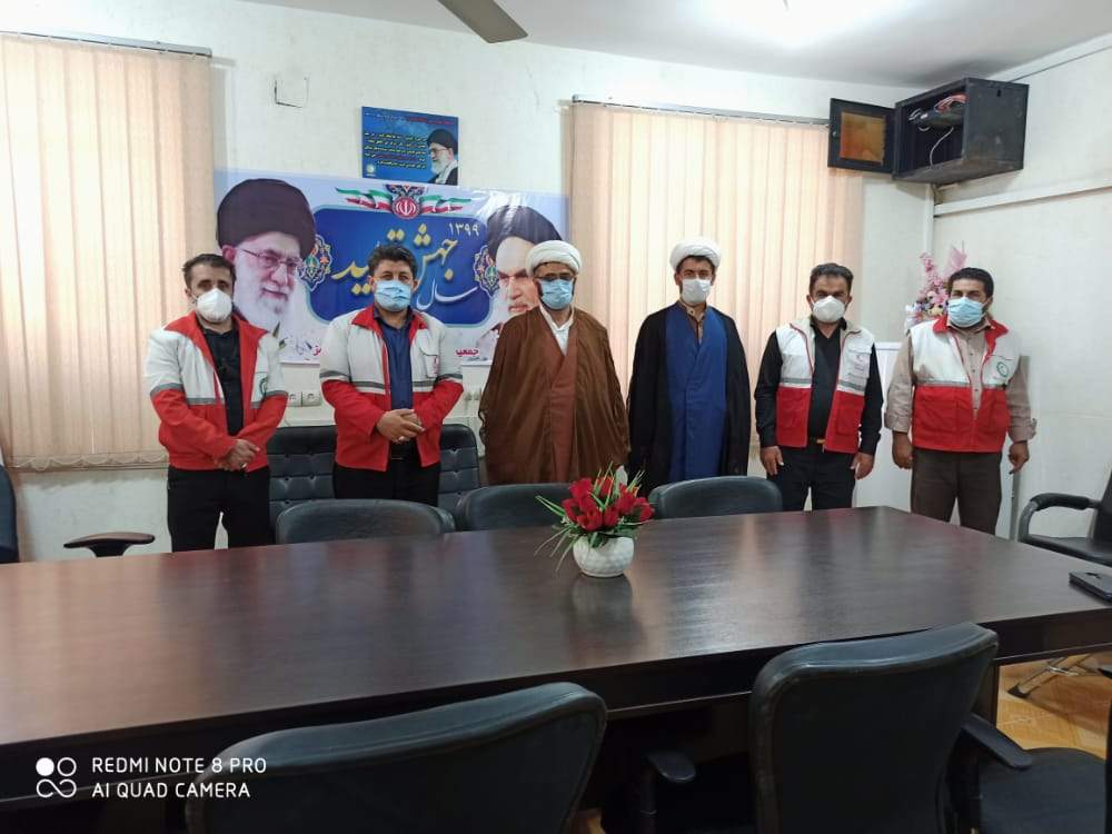 امام جماعت جمعیت هلال احمر شهرستان رامهرمز معارفه شد