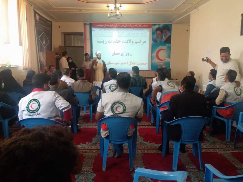 جشن میلاد حضرت زینب (س) در هلال احمر شوشتر برگزار شد