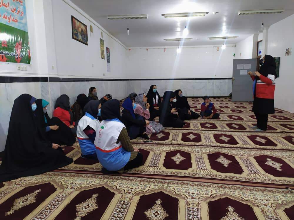 حضور جوانان جمعیت هلال‌احمر بهبهان در دومین مانور سراسری خانه های هلال