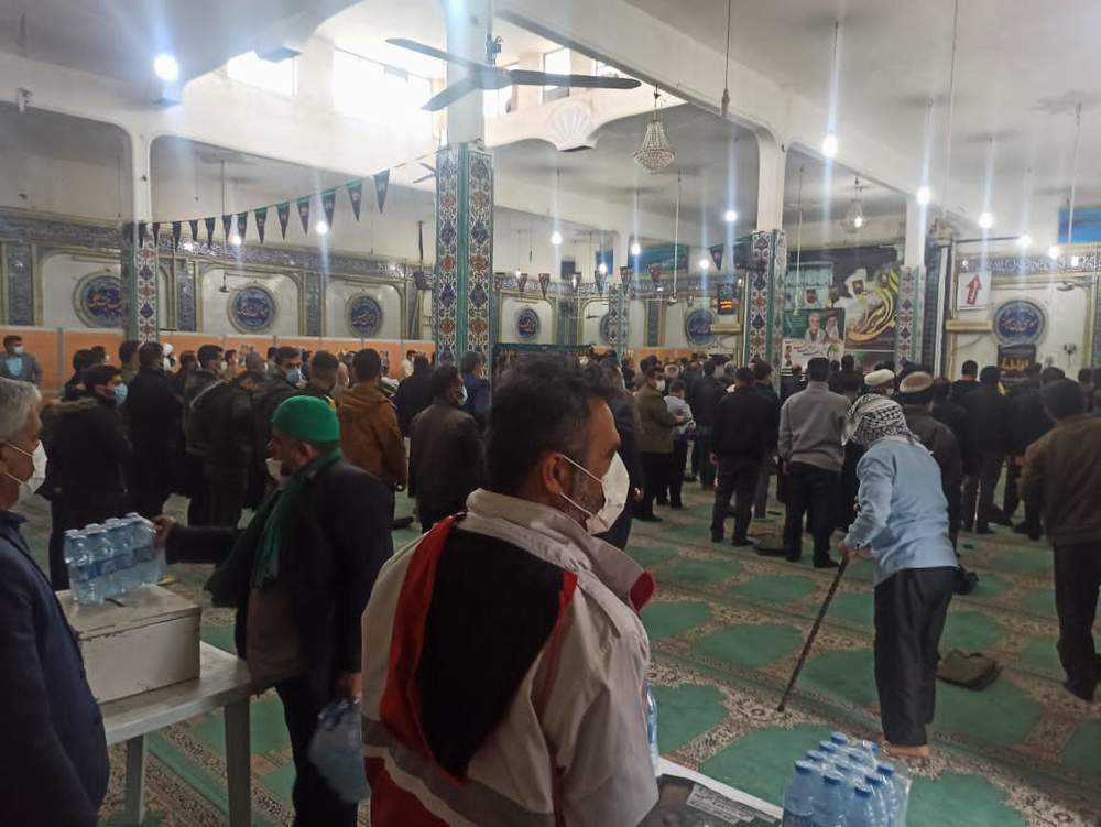 برپایی ایستگاه سلامت به مناسبت ایام فاطمیه توسط هلال احمر شهرستان رامهرمز