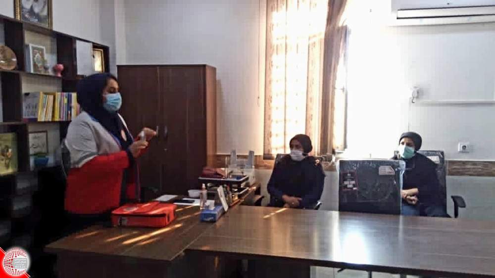 آموزش امداد و کمک های اولیه به کارکنان اداره بهزیستی دربندرماهشهر