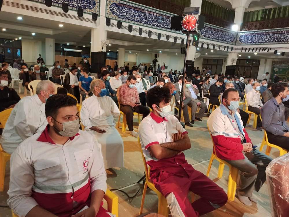 پرسنل و اعضای هلال احمر خرمشهربا حضور در مراسم سالگرد ارتحال حضرت امام خمینی (ره)یاد بنیانگذار کبیر انقلاب اسلامی را گرامی داشتند