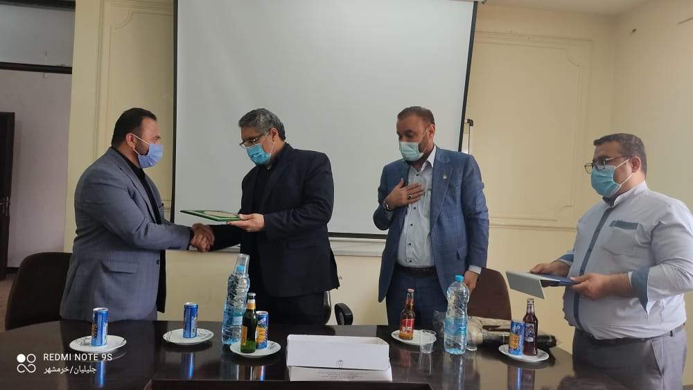  آئین تکریم و معارفه رئیس جمعیت هلال احمر شهرستان خرمشهر برگزار شد
