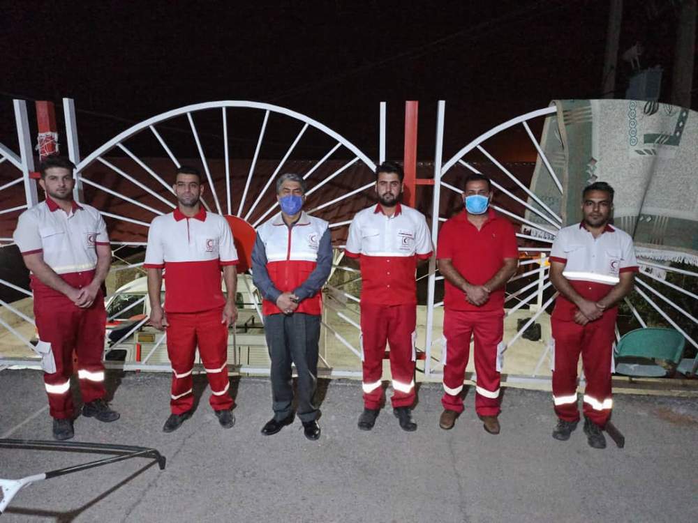 بازدید عیدانه مدیرعامل جمعیت هلال احمر خوزستان از پایگاه جاده ای مسجدسلیمان