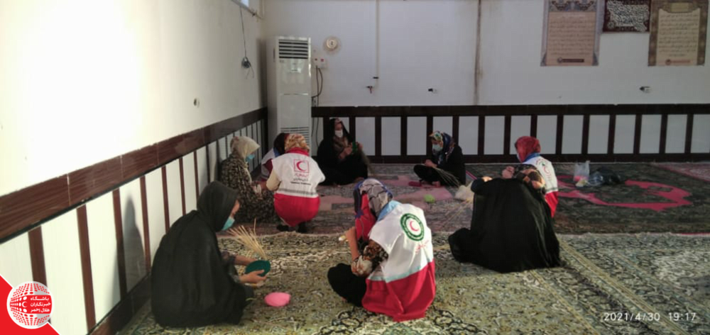 برگزاری کلاس آموزشی هنری در خانه هلال شهید فخری زاده اندیمشک