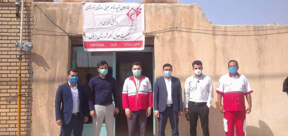 افتتاح خانه هلال شهید حاج قاسم سلیمانی به مناسبت هفته هلال احمر در دزفول