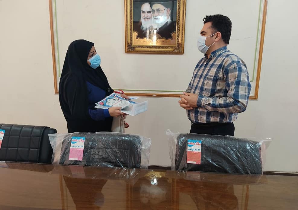 آیین تکریم و قدرانی از خدمات تلاشگران جمعیت هلال احمر دزفول در عرصه مبارزه با کرونا برگزار شد