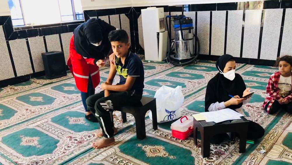 طرح واکسیناسیون کویید 19 به صورت سیار در شهرستان خرمشهر آغاز شد