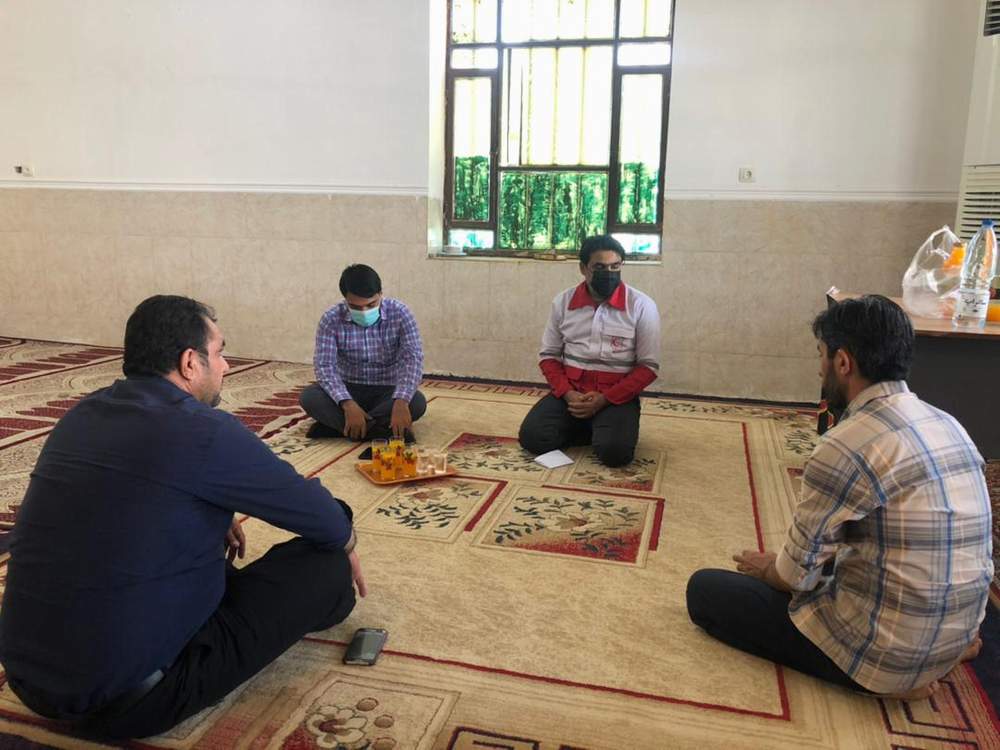 بازدید میدانی رئیس جمعیت هلال احمر بهبهان از روستاهای چهل کنار و پیازکار