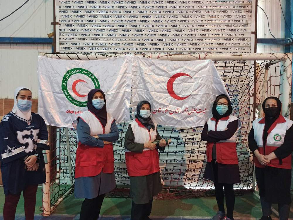 بانوان امدادگر هلال احمر بهبهان برای رشد و ارتقای سلامت خود به ورزش روی آوردند.
