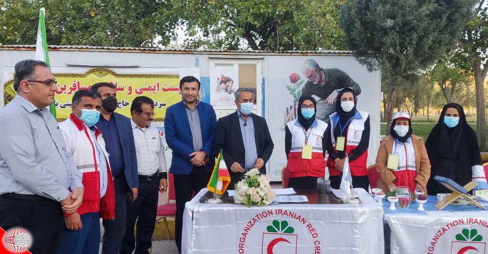 بازدید مسئولین شهرستانی از پست نوروزی جوانان جمعیت هلال احمر باغملک