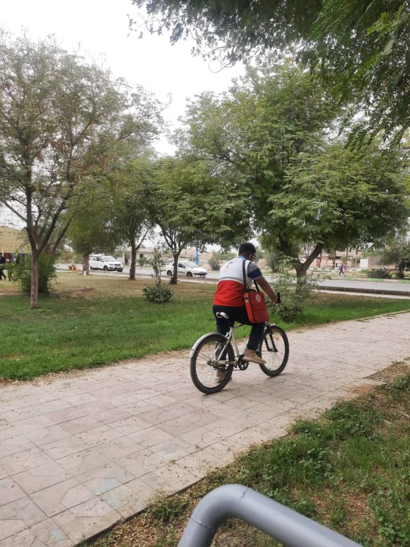 بهره مندی بالغ بر 16 هزار نفر از پست های خدمات بشردوستانه نوروزی جمعیت هلال احمر شهرستان اندیمشک