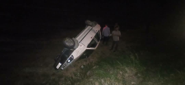 ۴ مصدوم بر اثر واژگونی خودرو پراید در محورمسجدسلیمان_لالی