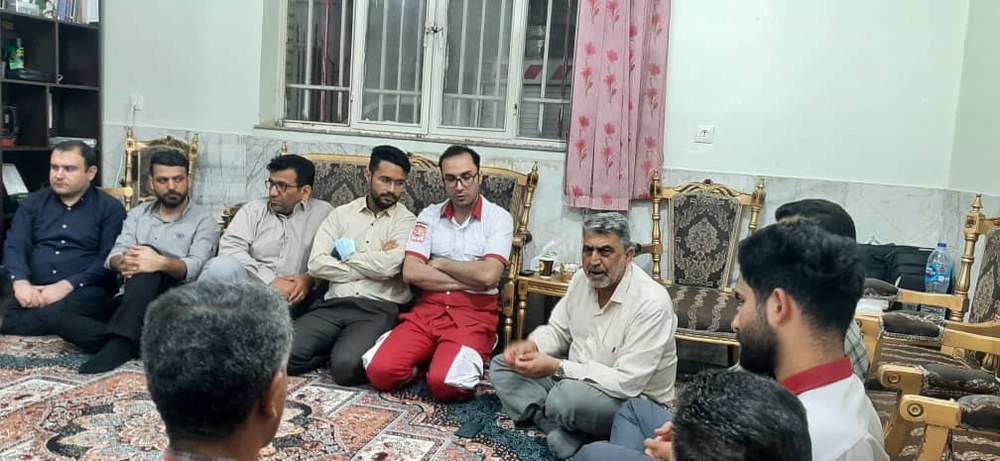 بازدید رمضانی مدیرعامل از پایگاه امداد و نجات علی چعب جمعیت هلال احمر اهواز