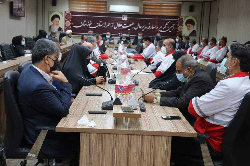 گزارش تصویری آیین تکریم و معارفه مدیرعامل جمعیت هلال احمر استان خوزستان