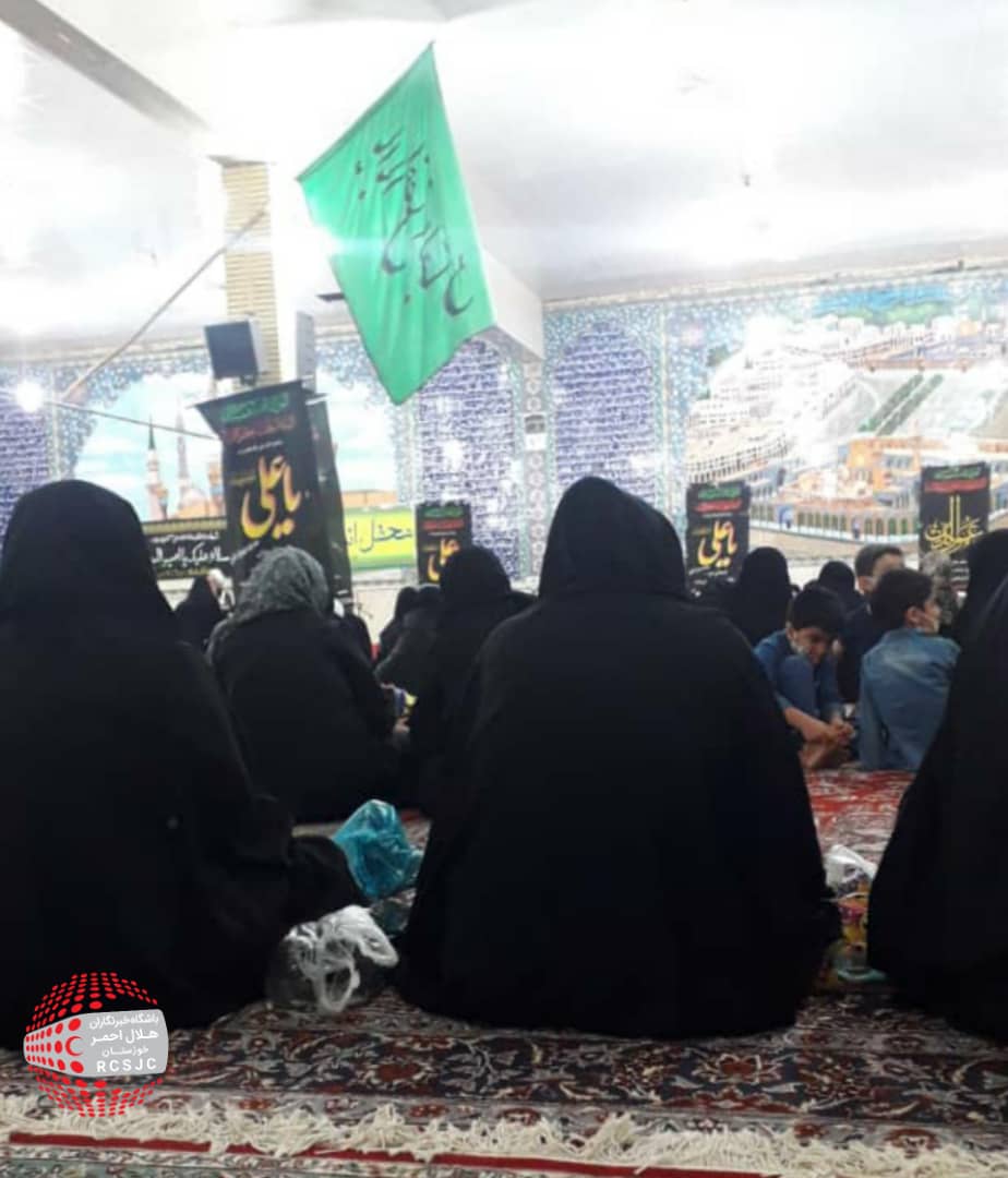 مراسم احیا و قرآن خوانی جوانان داوطلب هلال احمر در آغاجاری