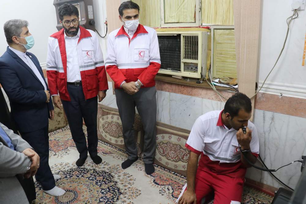 گزارش تصویری اولین سفر شهرستانی سرپرست جمعیت هلال احمر استان خوزستان  به بهبهان 
