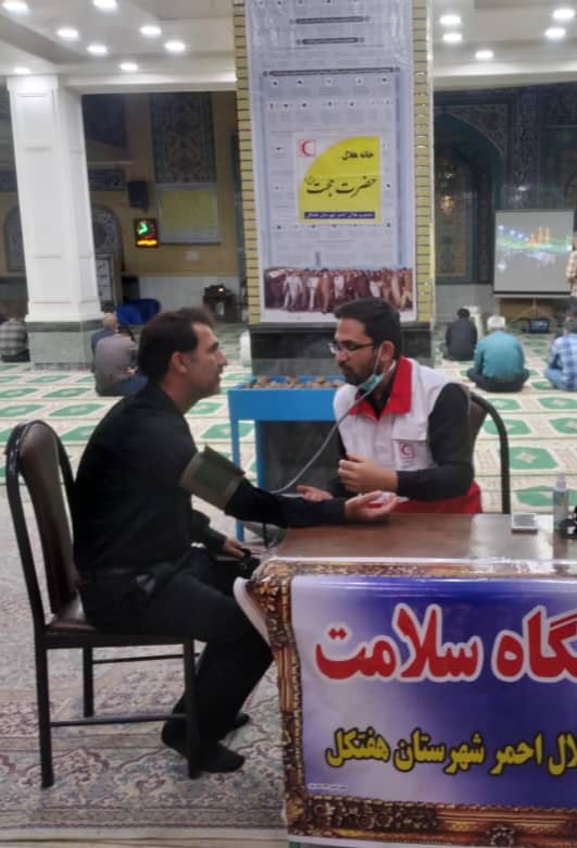 نجات جان کارگر شرکت سیمان هفتکل توسط نجاتگر جمعیت هلال احمر
