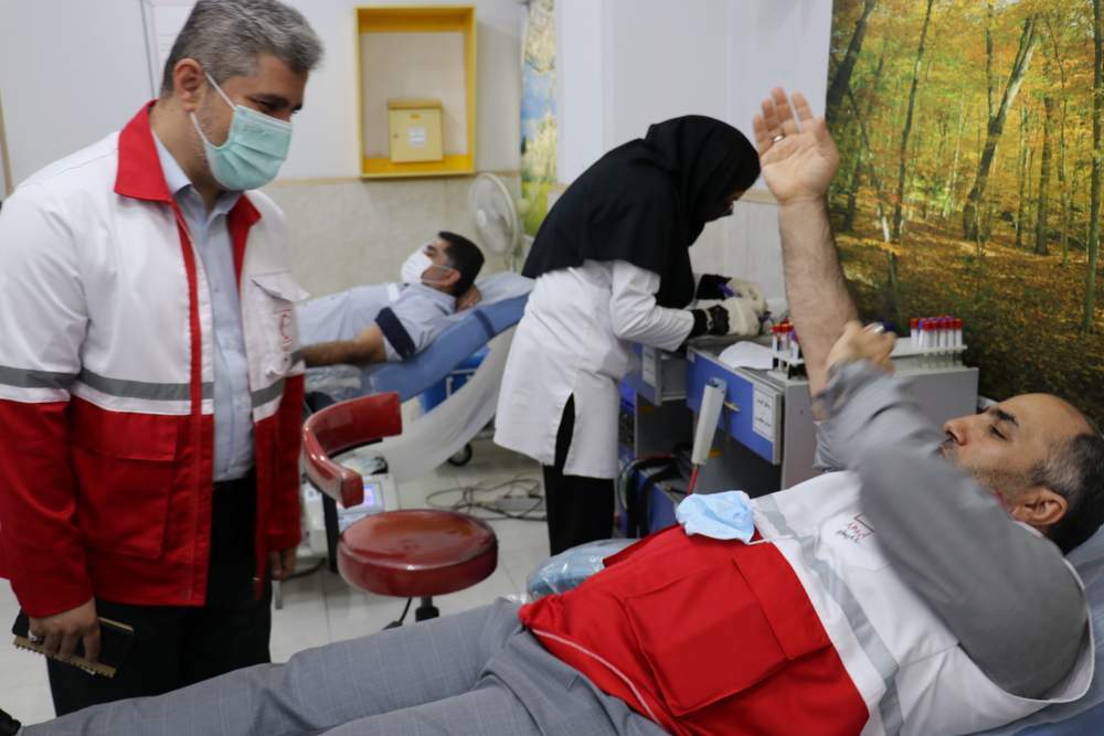 مشارکت در طرح حمایت ماندگار و اهدای خون توسط داوطلبان جمعیت هلال احمر خوزستان صورت گرفت.