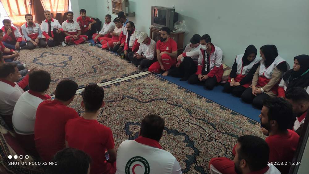 بازدید معاون عملیات سازمان امداد و نجات از روند امدادرسانی ها در شهرستان ایذه