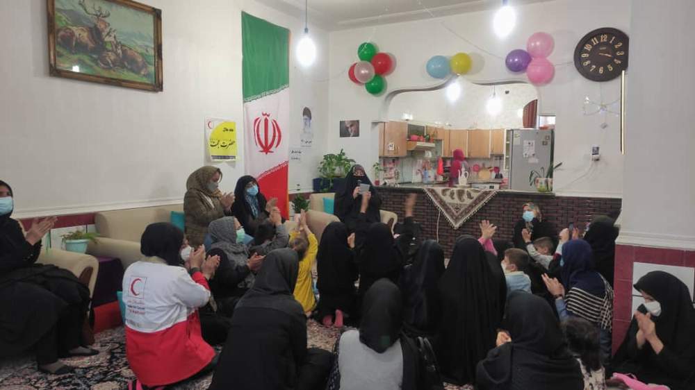 برگزاری جشن به مناسبت میلاد امام محمد باقر(ع)در خانه هلال حجت جمعیت هلال احمرشهرستان هفتکل