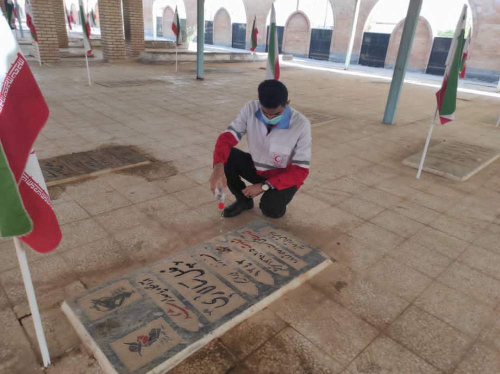  تجدیدمیثاق باشهدا در شادگان