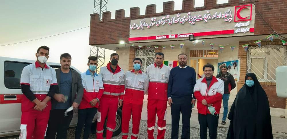 بازدیدهیئت ارزیابی جمعیت هلال احمر کشور از هلال احمر شهرستان شوش 