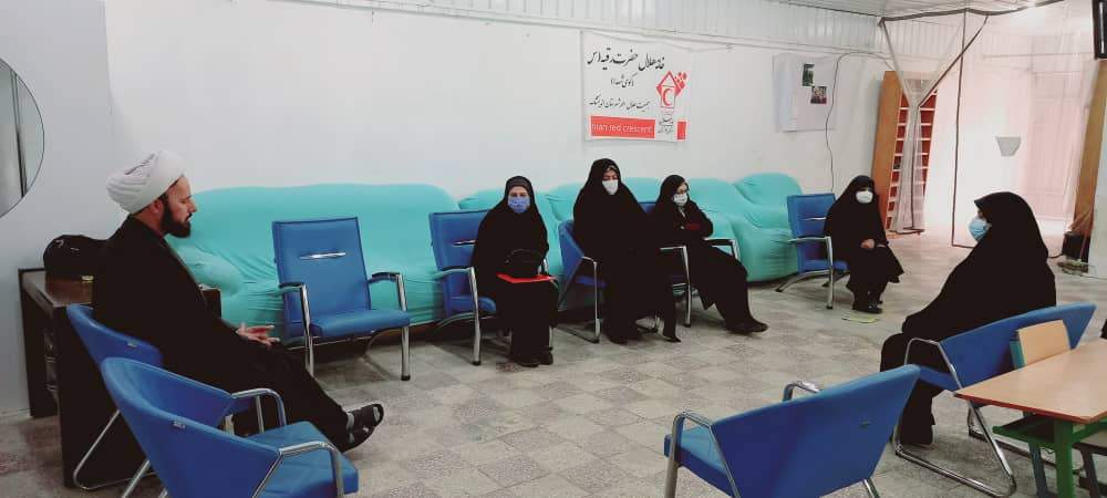 بازدید جانشین قرارگاه طرح نورالثقلین از خانه هلال حضرت رقیه(س) اندیمشک