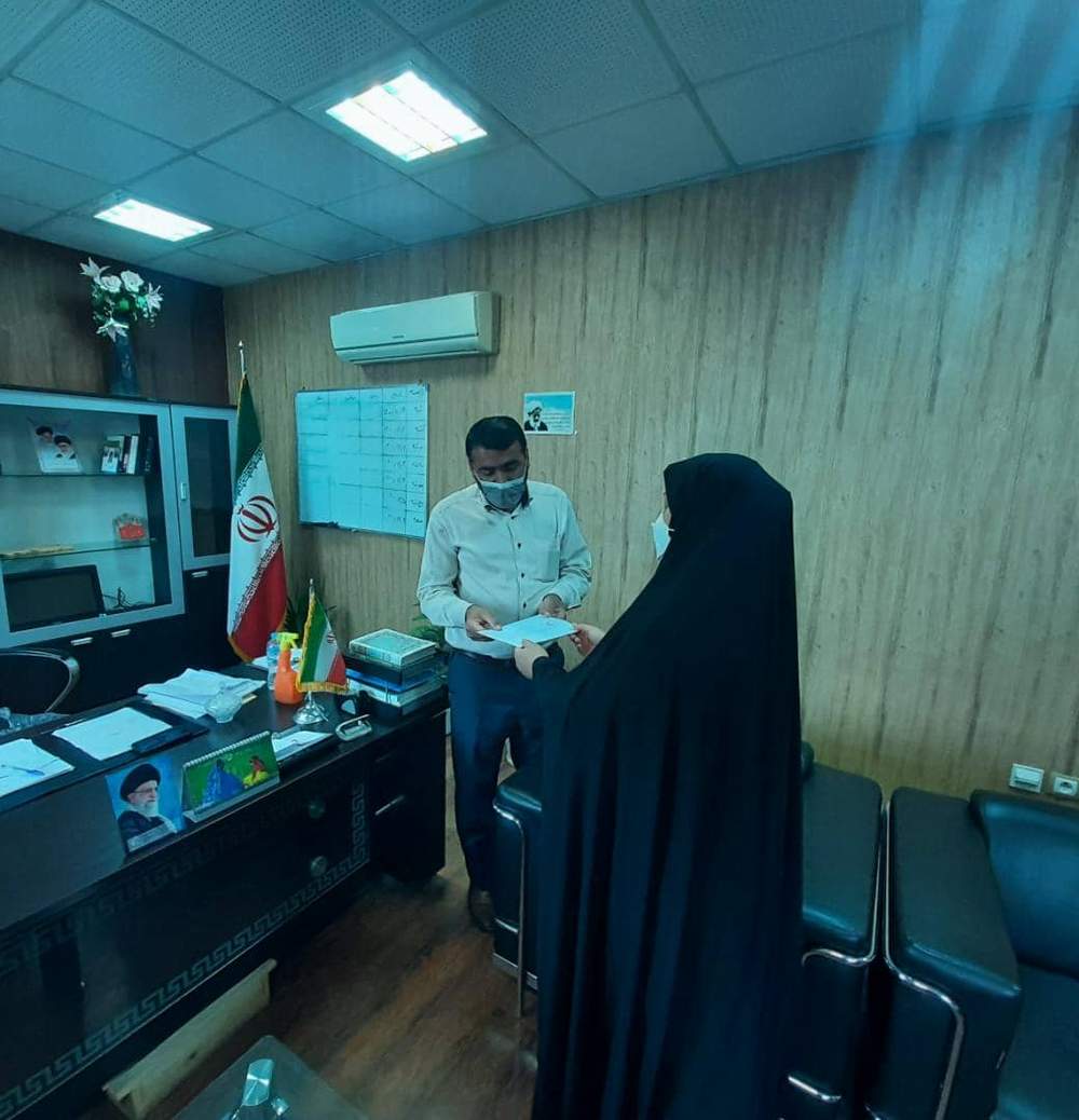 دیدار،سرپرست جمعیت هلال احمر هفتکل بافرماندار و رئیس ستاد تبلیغات