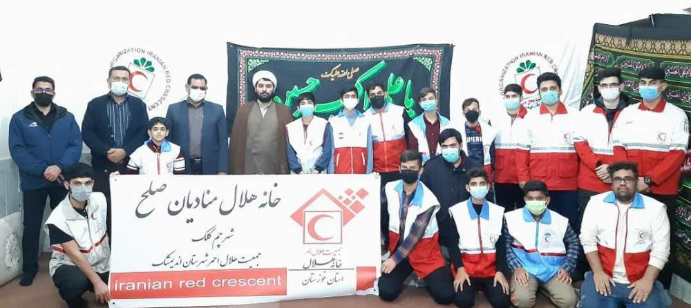 خانه های هلال اندیمشک همزمان با سالروز شهادت حضرت فاطمه (س) غرق در عزا شدند