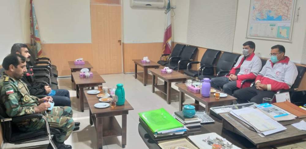 تعامل بین هلال احمر اندیمشک و یگان ارتش مستقر در آمادگاه دوکوهه