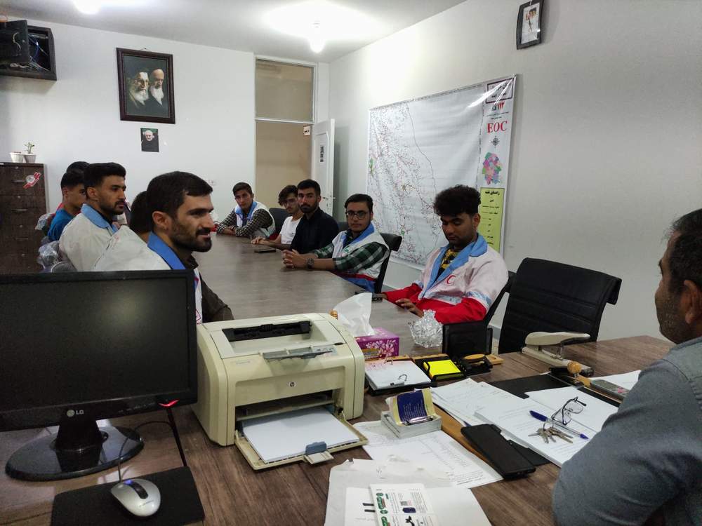 برگزاری جلسه ی کانون شاخه آزاد برادران با رئیس شعبه و مسئول واحد جوانان شهرستان ایذه
