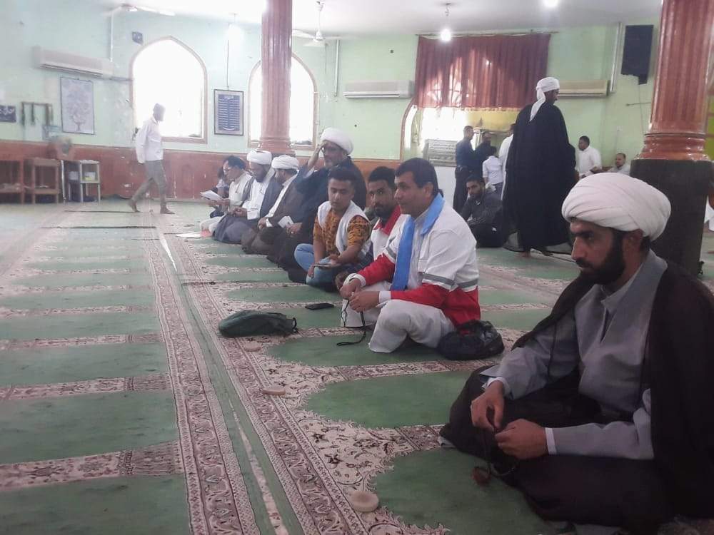 تجدید میثاق اعضای جمعیت هلال احمر شادگان با امام راحل