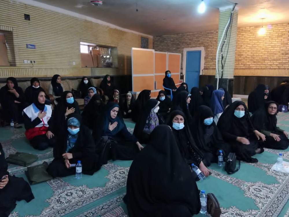حضور اعضای هلال احمر رامهرمز در مراسم سالروز ارتحال امام خمینی(ره)
