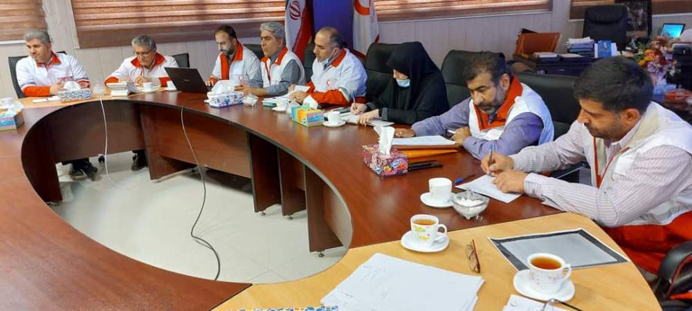 گزارش تصویری از نشست شورای معاونین جمعیت هلال احمر استان خوزستان در هفدهم خردادماه