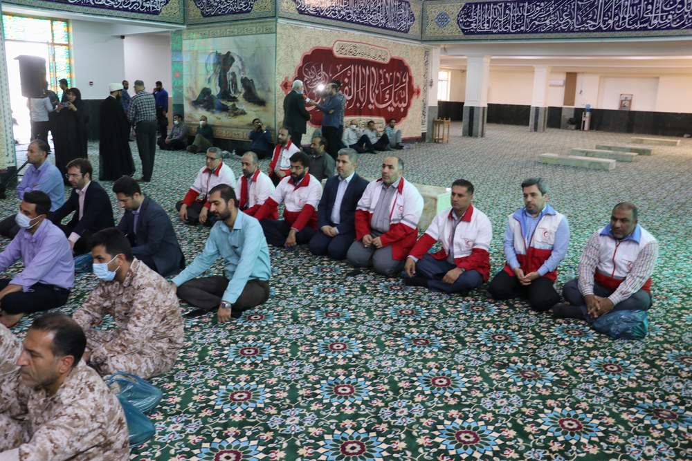 گزارش تصویری از حضور مدیرعامل و جمعی از معاونین و مدیران ستادی جمعیت هلال احمر استان خوزستان در مراسم سالگرد شهادت دکتر بهشتی 